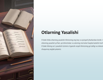 Otlarning Yasalishi preview
