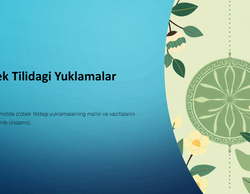 O'zbek Tilidagi Yuklamalar preview