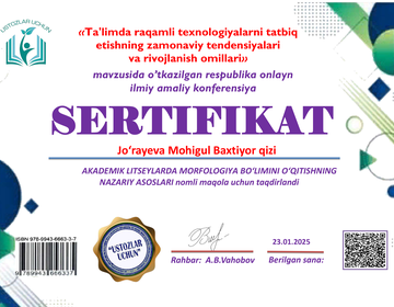 Ta'limda raqamli texnologiyalarni tatbiq etishning zamonaviy tendensiyalari va rivojlanish omillari preview