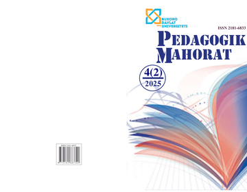 PEDAGOGIK MAHORAT Ilmiy-nazariy va metodik jurnal preview