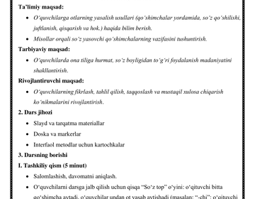 2.1-MAVZU So‘z turkumlari. Ot va uning uslubiy xususiyatlari preview